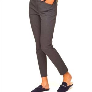 Loft Ankle Dress Pants Charcoal Grey